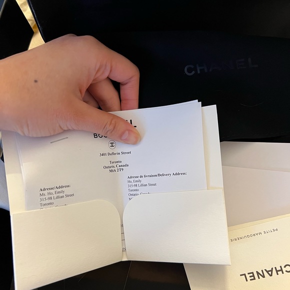 SOLD Chanel Boy Black Caviar Wallet on Chain - Picture 5 of 11